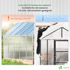 14 x Plaques de polycarbonate alveolaires transparent creux 4mm 121x60.5cm - vounat.shop