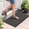 Lot de 2 Tapis de porte paillasson 60x90cm Anthracite - vounat.shop