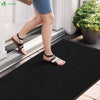 Tapis de porte paillasson 90x150cm Noir - vounat.shop