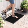 Lot de 2 Tapis de porte paillasson 40x60cm Noir - vounat.shop