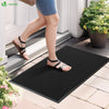 Lot de 2 Tapis de porte paillasson 60x90cm Noir - vounat.shop