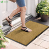 Lot de 2 Tapis de porte paillasson 60x90cm Beige - vounat.shop
