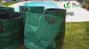 Lot de 3 Sac de Jardin Pop up 170L en Polyéthylène avec Poignées