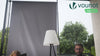 Store vertical sans percage extensible exterieur 200x310cm polyester anthracite