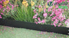 Lot de 5 Bordure de jardin en métal flexible 100x13cm noir