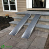 Lot de 2 rampe de chargement 160cm en acier galvanise - vounat.shop
