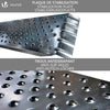 Lot de 2 rampe de chargement 160cm en acier galvanise - vounat.shop