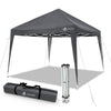 Tonnelle de jardin 3x3m pliable Grise avec sac de transport - vounat.shop