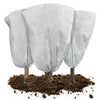 Lot de 3 Housse Hivernage Plante avec Cordon Polypropylème 80g/m² 80x100cm blanc - vounat.shop