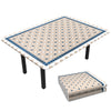 Nappe de table rectangulaire en PVC Tissu non-tissé style ceramique - vounat.shop