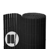 Canisse PVC brise vue renforce avec attaches de fixation 90x300cm gris - vounat.shop