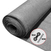 Brise vue occultant en HDPE 150g/m² 1x10m avec attaches de fixation gris - vounat.shop