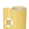 Canisse PVC brise vue renforce avec attaches de fixation 90x500cm beige - vounat.shop
