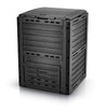 Composteur de jardin 300L Qualité Supérieure pour Jardin Déchets Imitation Style bois noir - vounat.shop