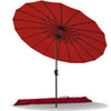Parasol inclinable 270cm Shanghai avec housse de protection rouge - vounat.shop