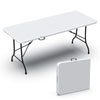Table de camping pique nique pliable 180cm HDPE blanc - vounat.shop