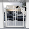 Barriere de Securite porte et escalier 75-84cm blanc pour animaux - vounat.shop