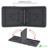Table de camping pique nique pliable 180cm HDPE polyrotin noire - vounat.shop