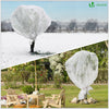 Voile d’hivernage en Polypropylème 50g/m² 1.5x10m avec piquets blanc - vounat.shop