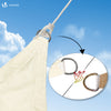 Voile d’ombrage Rectangulaire Imperméable Polyester avec Corde 3x2m Beige - vounat.shop