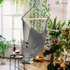 Chaise suspendue hamac avec 2 oreillers Gris - vounat.shop