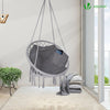 Fauteuil suspendu avec coussin gris - vounat.shop