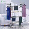 Sechoir a linge etendoir ailes pliables 4 niveaux avec maille - vounat.shop