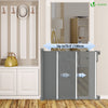 Barriere de securite retractable enfant 180cm gris - vounat.shop