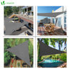 Voile d ombrage Triangle HDPE avec 19 pcs kit de montage - vounat.shop