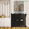 Barriere de securite retractable enfant 180cm noir - vounat.shop