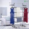 Sechoir a linge inox etendoir robuste ailes pliables 4 niveaux - vounat.shop