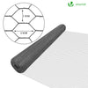 Grillage a poule avec fils 13mm en PVC gaine gris 1x25M - vounat.shop