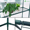 Serre de jardin avec etageres et bache PE renforcee 135g/m2 143x143x195cm - vounat.shop