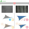 Voile d ombrage Triangle HDPE avec 19 pcs kit de montage - vounat.shop