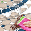 Nappe de table ronde en PVC Tissu non-tissé style ceramique - vounat.shop