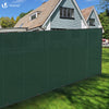 Brise vue occultant en HDPE 150g/m² 1.8x10m avec attaches de fixation vert - vounat.shop