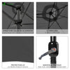 Parasol Jardin Double Aluminium 270 x 460 cm - vounat.shop