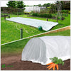 Voile d’hivernage en Polypropylème 50g/m² 1.5x10m avec piquets blanc - vounat.shop