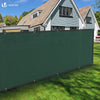 Brise vue occultant en HDPE 230g/m² 1.5x10m avec attaches de fixation vert - vounat.shop