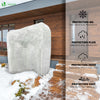 Housse d'Hivernage Plante avec Cordon  et zipper Polypropylème 150g/m² 250x360cm blanc - vounat.shop