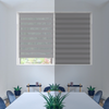 Lot de 2 Store enrouleur jour nuit double 55x150cm Gris - vounat.shop