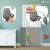 Barriere de securite retractable enfant 180cm gris - vounat.shop