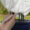 Lot de 3 Housse Hivernage Plante avec Cordon Polypropylème 80g/m² 80x100cm blanc - vounat.shop