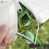 Lot de 3 Housse Hivernage Plante avec Cordon  et zipper Polypropylème 80g/m² 120x180cm blanc - vounat.shop