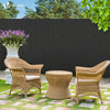 Canisse PVC brise vue renforce avec attaches de fixation 80x500cm gris - vounat.shop