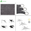 Voile d ombrage Triangle HDPE avec 19 pcs kit de montage - vounat.shop