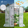 Serre de jardin avec etageres et bache PE renforcee 135g/m2 143x73x195cm - vounat.shop