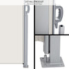 Paravent retractable avec housse de protection 140x300cm Beige - vounat.shop