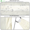 Voile d’ombrage Triangle Imperméable Polyester avec Corde 3x3x3m Beige - vounat.shop