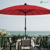 Parasol inclinable 270cm Shanghai avec housse de protection rouge - vounat.shop